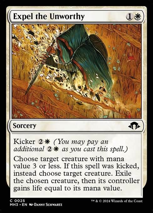 [Foil] MH3 025 Expel the Unworthy C