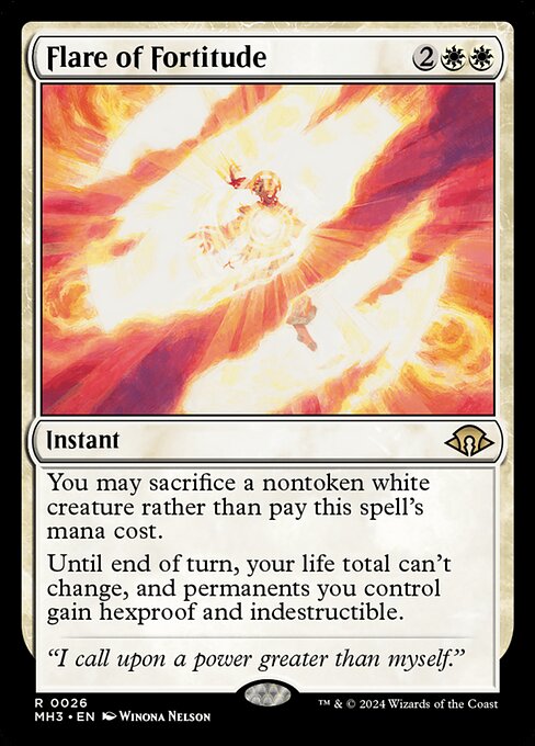 [Foil] MH3 026 Flare of Fortitude R