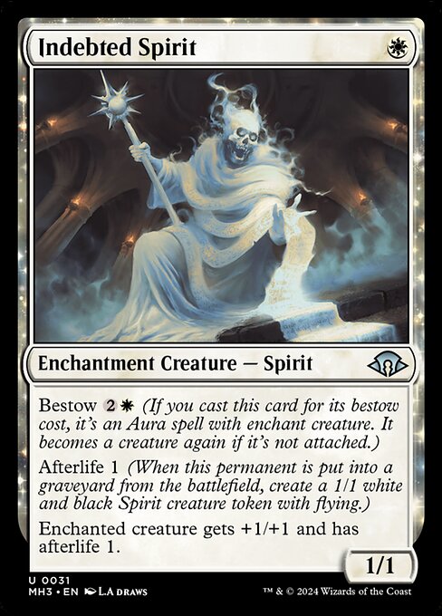 [Foil] MH3 031 Indebted Spirit U