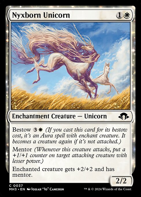 [Foil] MH3 037 Nyxborn Unicorn C