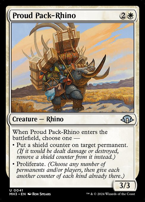 [Foil] MH3 041 Proud Pack-Rhino U
