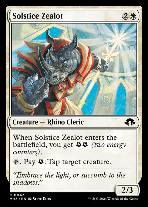 [Foil] MH3 043 Solstice Zealot C