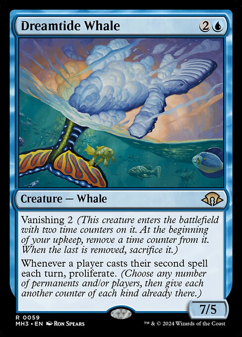 [Foil] MH3 059 Dreamtide Whale R