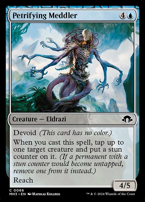 [Foil] MH3 066 Petrifying Meddler C