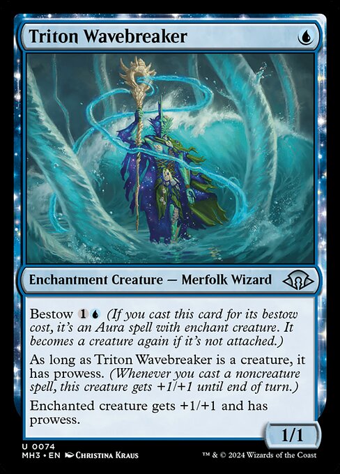 [Foil] MH3 074 Triton Wavebreaker U