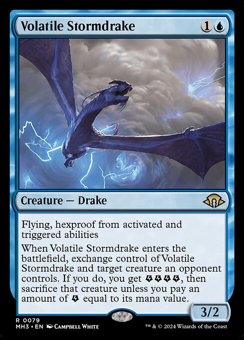 [Foil] MH3 079 Volatile Stormdrake R