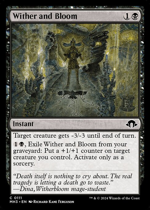 [Foil] MH3 111 Wither and Bloom C
