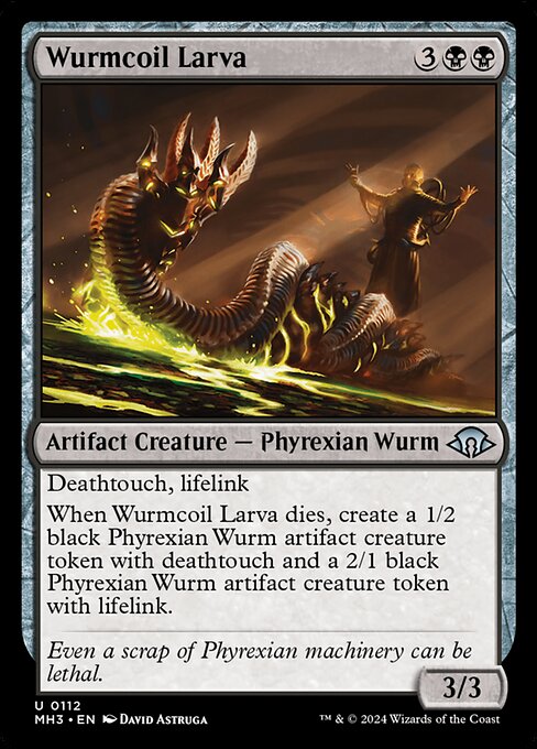 [Foil] MH3 112 Wurmcoil Larva U
