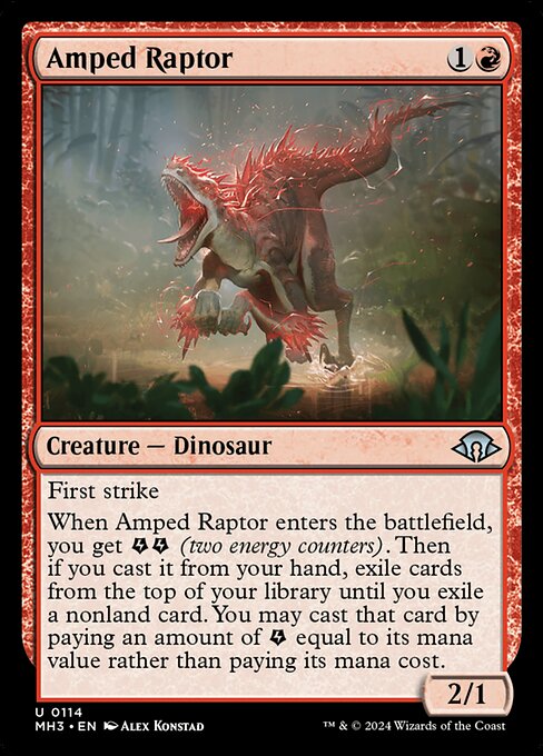 [Foil] MH3 114 Amped Raptor U