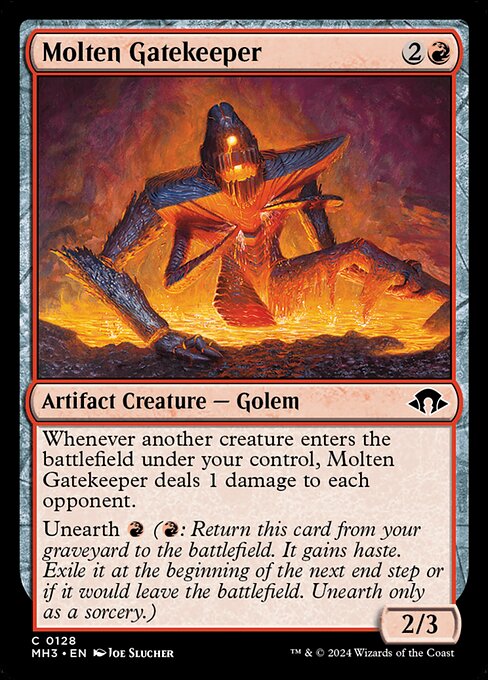 [Foil] MH3 128 Molten Gatekeeper C