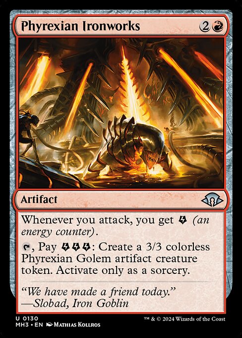 [Foil] MH3 130 Phyrexian Ironworks U