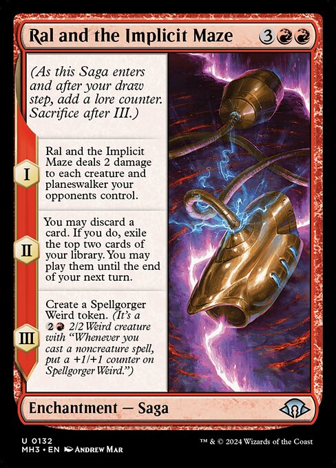 [Foil] MH3 132 Ral and the Implicit Maze U
