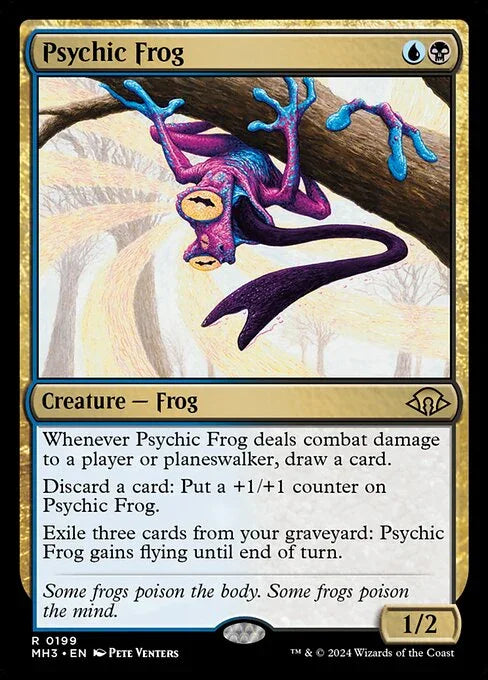 MH3 199 Psychic Frog R