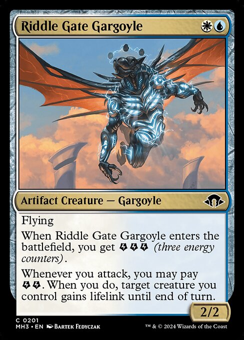[Foil] MH3 201 Riddle Gate Gargoyle C