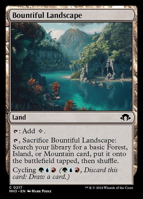 [Foil] MH3 217 Bountiful Landscape C