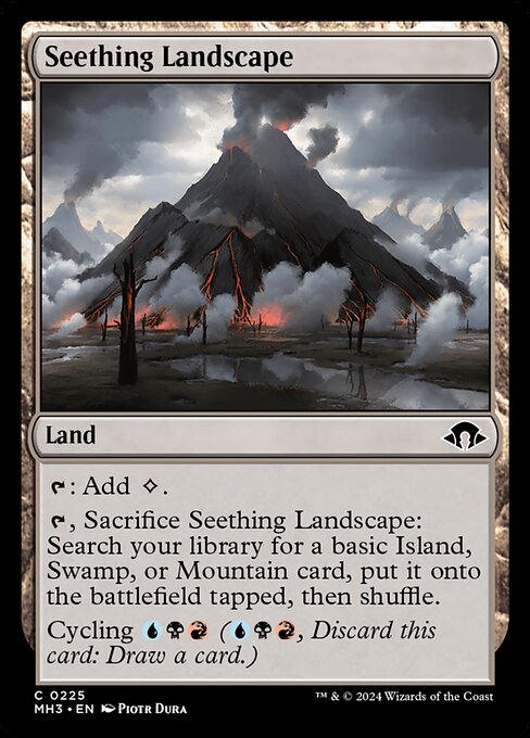 [Foil] MH3 225 Seething Landscape C