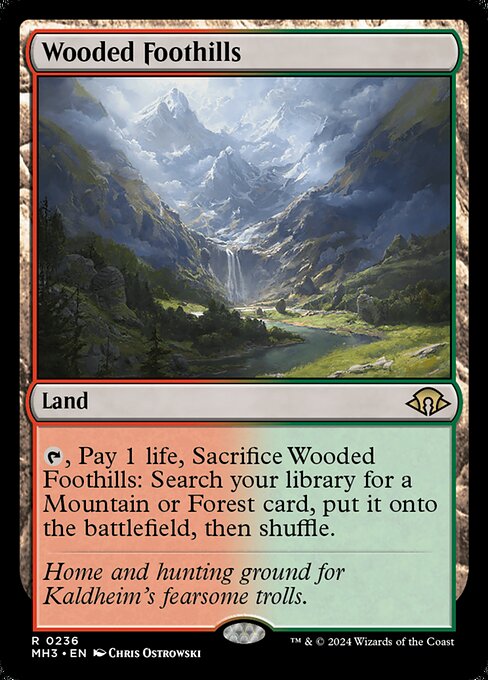 [Foil] MH3 236 Wooded Foothills R
