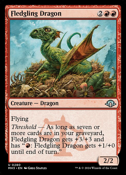 [Foil] MH3 280 Fledgling Dragon U