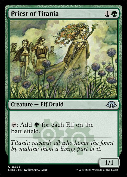 [Foil] MH3 286 Priest of Titania U