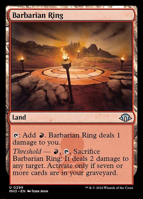 [Foil] MH3 299 Barbarian Ring U