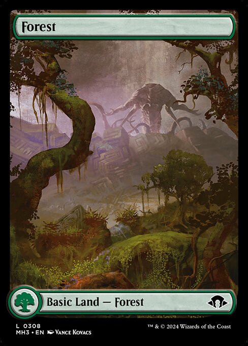 [Foil] MH3 308 Forest (0308) L