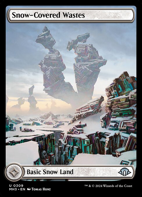[Foil] MH3 309 Snow-Covered Wastes (0309) U