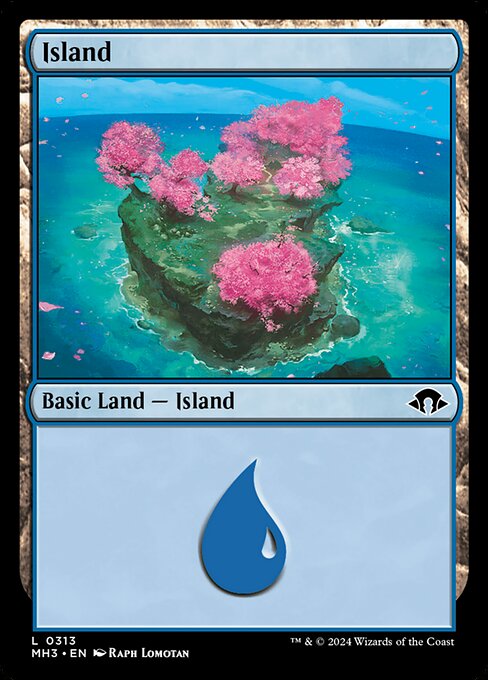 [Foil] MH3 313 Island (0313) L