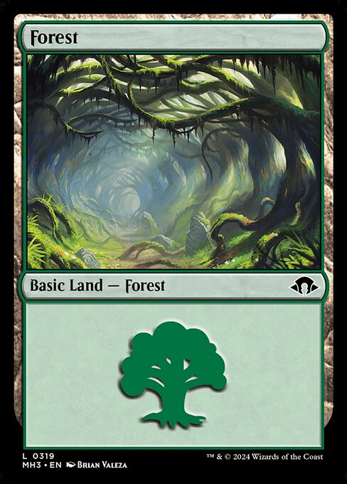 [Foil] MH3 319 Forest (0319) L