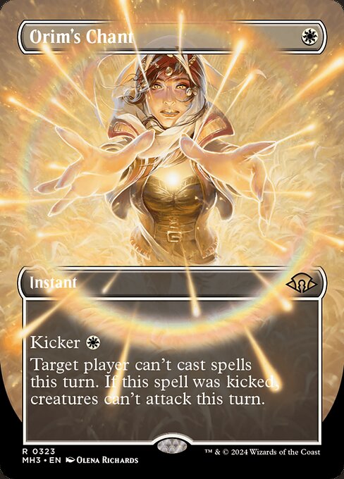 [Foil] MH3 323 Orim's Chant (0323 - Borderless) R