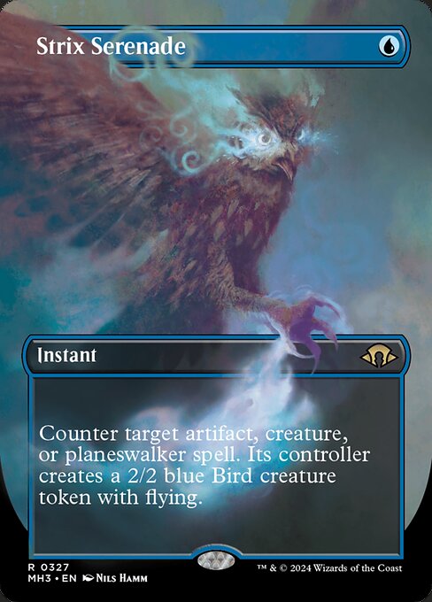 [Foil] MH3 327 Strix Serenade (0327 - Borderless) R
