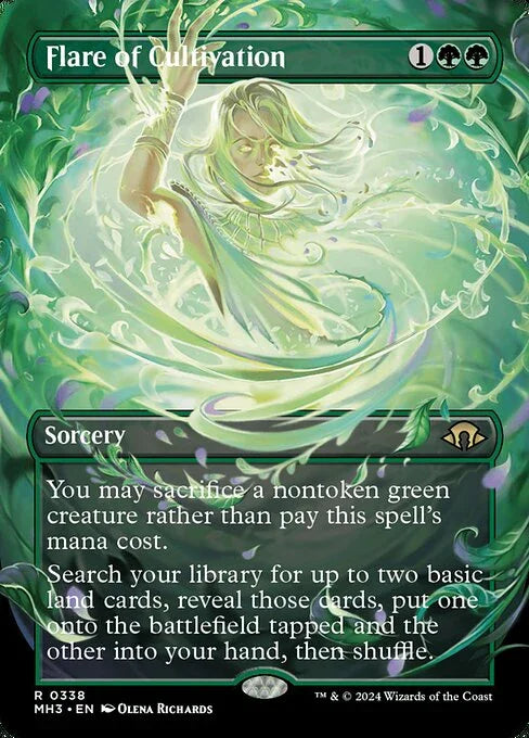 MH3 338 Flare of Cultivation (0338 - Borderless) R