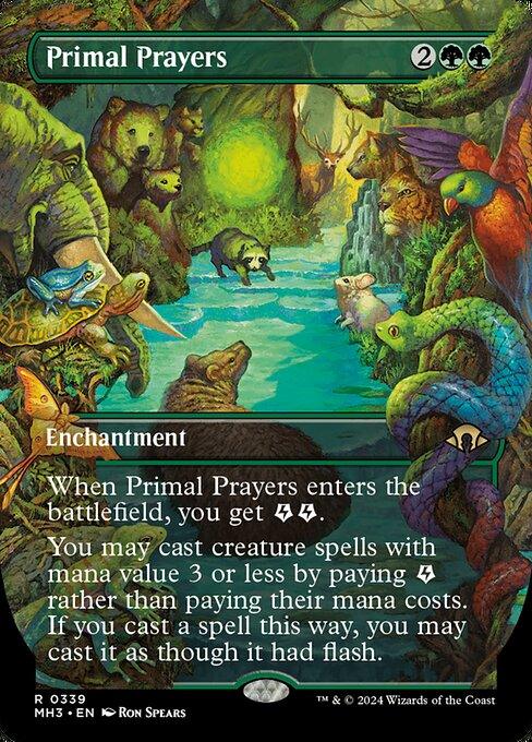 MH3 339 Primal Prayers (0339 - Borderless) R