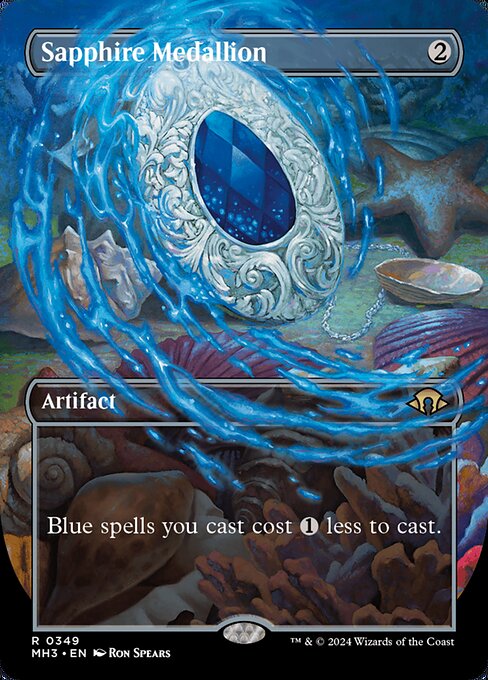 [Foil] MH3 349 Sapphire Medallion (0349 - Borderless) R