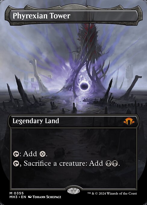 [Foil] MH3 355 Phyrexian Tower (0355 - Borderless) M