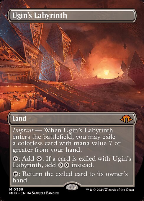 [Foil] MH3 359 Ugin's Labyrinth (0359 - Borderless) M