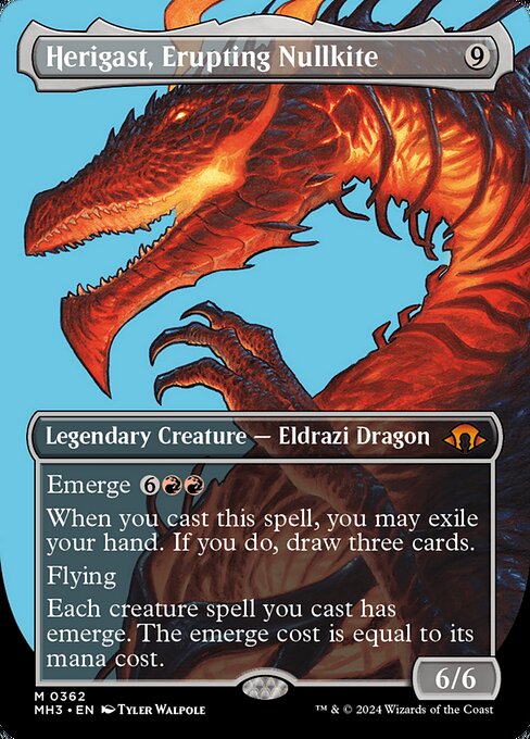 [Foil] MH3 362 Herigast, Erupting Nullkite (0362 - Borderless) M