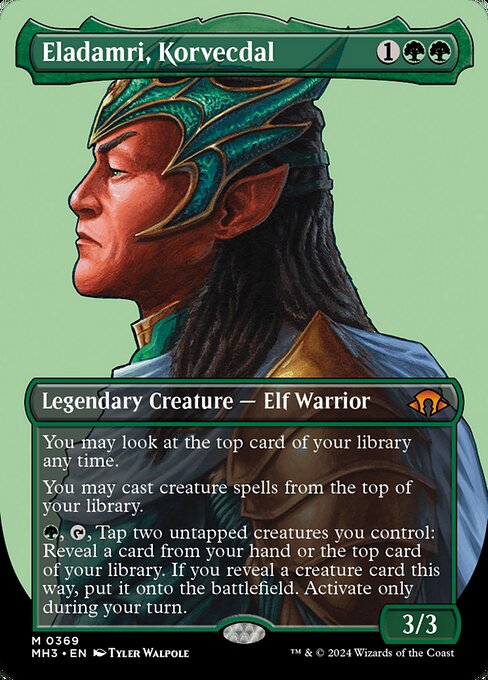 [Foil] MH3 369 Eladamri, Korvecdal (0369 - Borderless) M