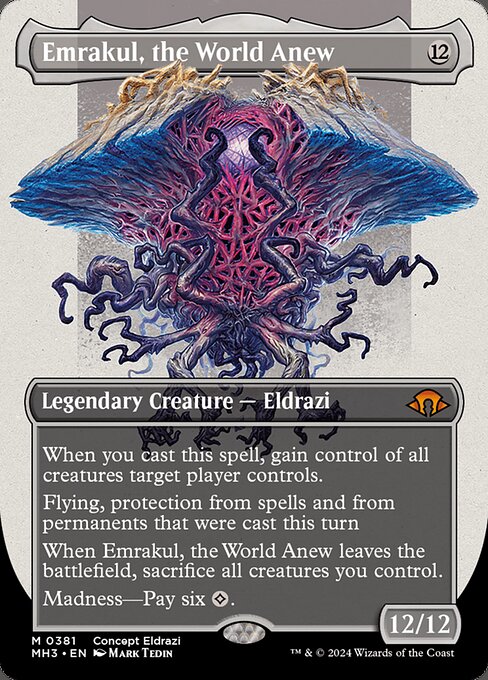 [Foil] MH3 381 Emrakul, the World Anew (0381 - Borderless) M