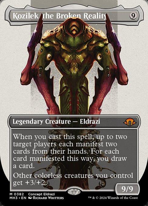 MH3 382 Kozilek, the Broken Reality (0382 - Borderless) M