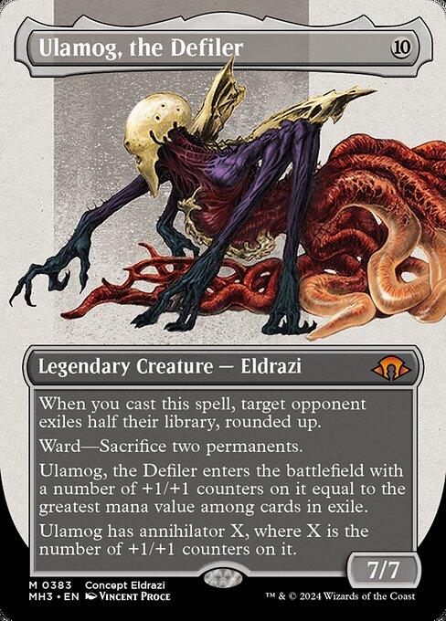 MH3 383 Ulamog, the Defiler (0383 - Borderless) M