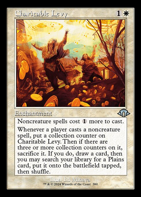 [Foil] MH3 390 Charitable Levy (0390 - Retro Frame) U