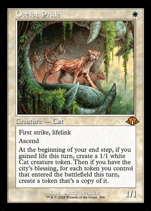 [Foil] MH3 394 Ocelot Pride (0394 - Retro Frame) M