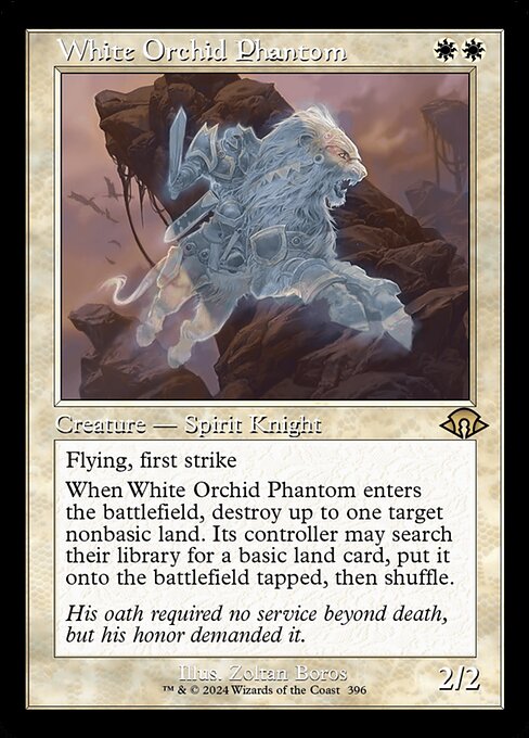 [Foil] MH3 396 White Orchid Phantom (0396 - Retro Frame) R