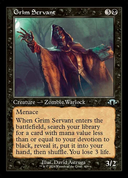 MH3 409 Grim Servant (0409 - Retro Frame) U