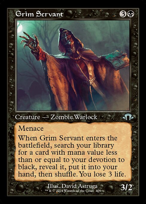 [Foil] MH3 409 Grim Servant (0409 - Retro Frame) U