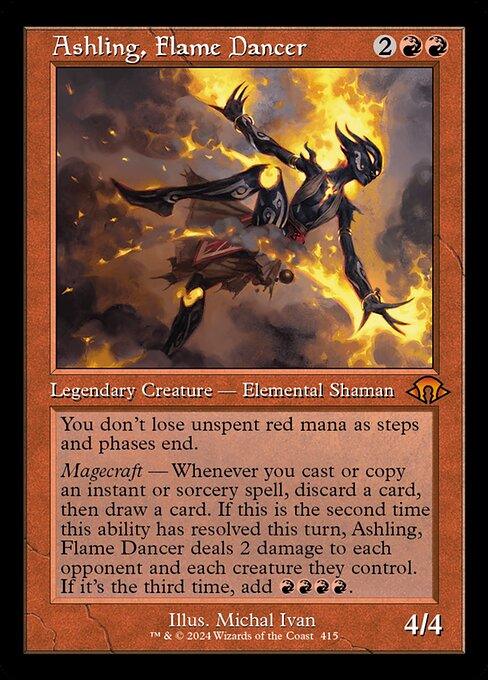 MH3 415 Ashling, Flame Dancer (0415 - Retro Frame) M