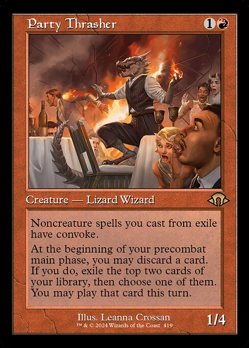 [Foil] MH3 419 Party Thrasher (0419 - Retro Frame) R