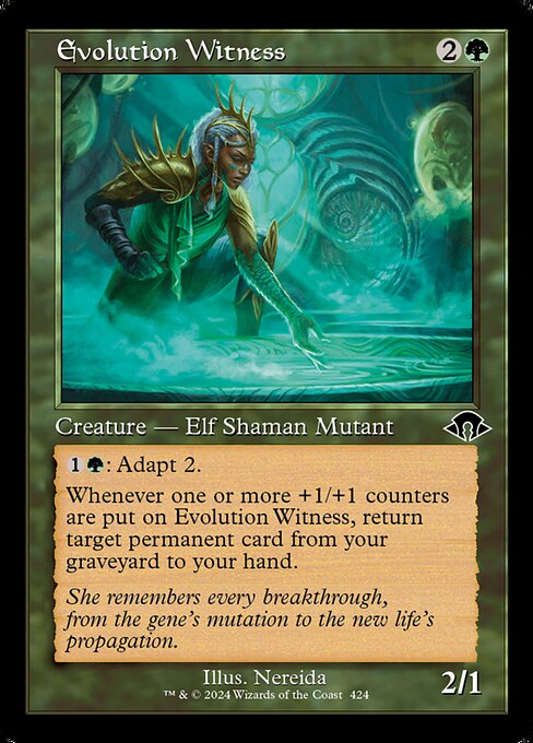 [Foil] MH3 424 Evolution Witness (0424 - Retro Frame) C
