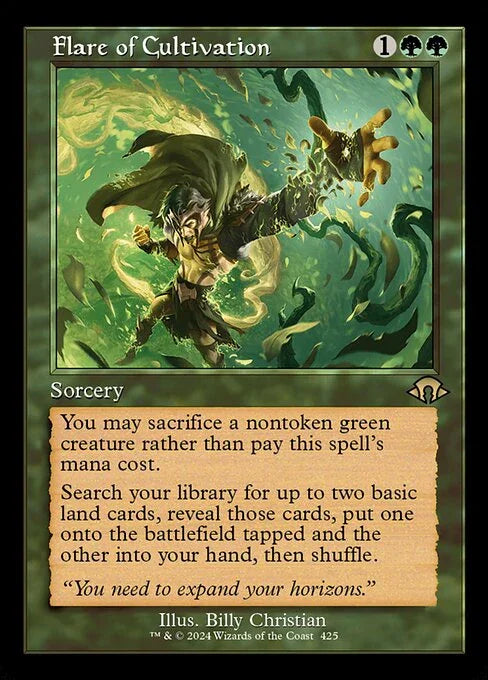MH3 425 Flare of Cultivation (0425 - Retro Frame) R