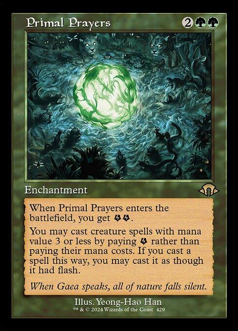 MH3 429 Primal Prayers (0429 - Retro Frame) R